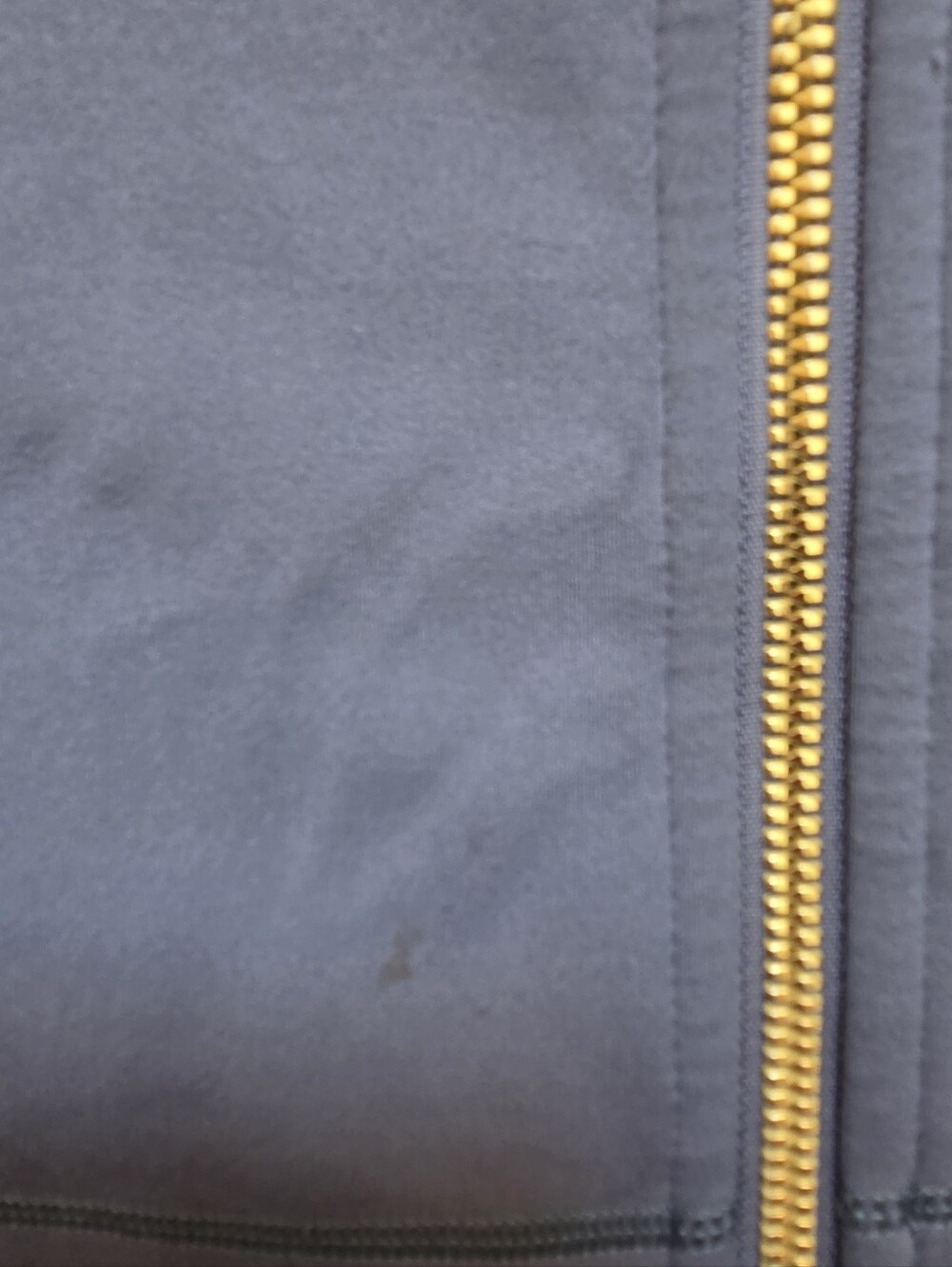 Lululemon Define Jacket Nulu Shade Gold Zip Blue Size 12 Sold Out Rare - Picture 6 of 10